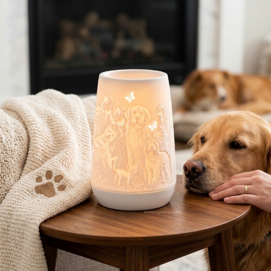 A little something for the dog people. 🐾🤍
The Furry Friends warmer is sweet, cozy, and made for anyone who knows a home just feels better with a dog in it. Pup~inspired artwork, soft warm glow, your favorite scent ~ the perfect little setup for you and your best friend. 🐶

Tag your favorite dog lover below or drop a 🐾 if your pup owns the couch! 😄

#DogLovers #PetParentLife #CozyHomeVibes #HomeFragrance #DogMomLife #DogDadLife #janicaspamperedlife