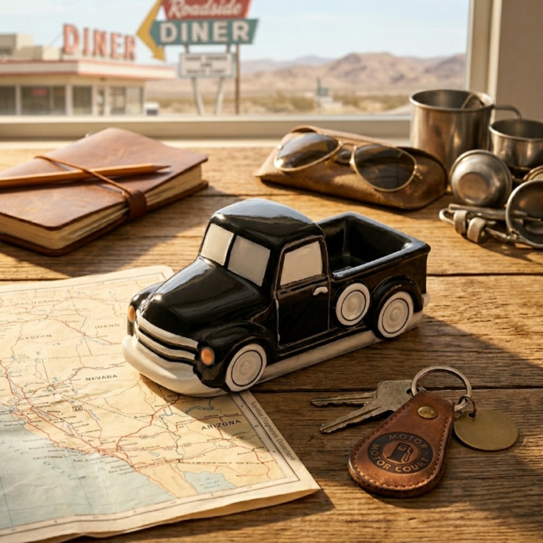 Windows down. Open road. Wide open Wyoming sky. 🚛🌾

The Retro Truck warmer is giving all the vintage Americana charm ~ cute, nostalgic, and full of personality. The kind of piece that just makes you smile sitting there. 🤍

If you could hop in and just go ~ where would you head first? Drop it below! 👇

#RoadTripDay #RetroTruck #VintageDecor #AdventureAwaits #HomeFragrance #janicaspamperedlife