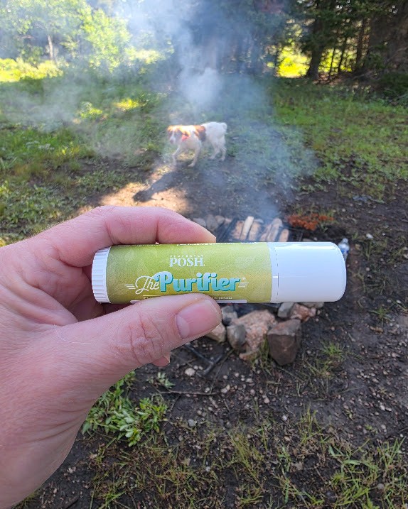 This is what real summer survival looks like. 🔥🌿

Campfire going. Dog doing her own thing. The Purifier in hand.
I toss this in my bag before I go anywhere outside. Bug bites, random skin chaos, a pimple that showed up at the wrong time ~ this little stick handles it. Uncap and swipe. That's the whole routine. 🤍

#RealLife #ThePurifier #PerfectlyPosh #CampPosh #SummerSurviva