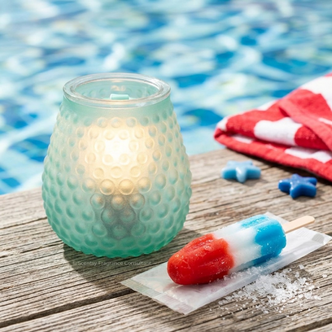 Bubble Blue Warmer ❤🤍💙

Bright, playful, and giving all the nostalgic summer vibes. The combo just works.
Tap the link in bio 🤍

#janicaspamperedlife #summervibes #bombpop #scentsy