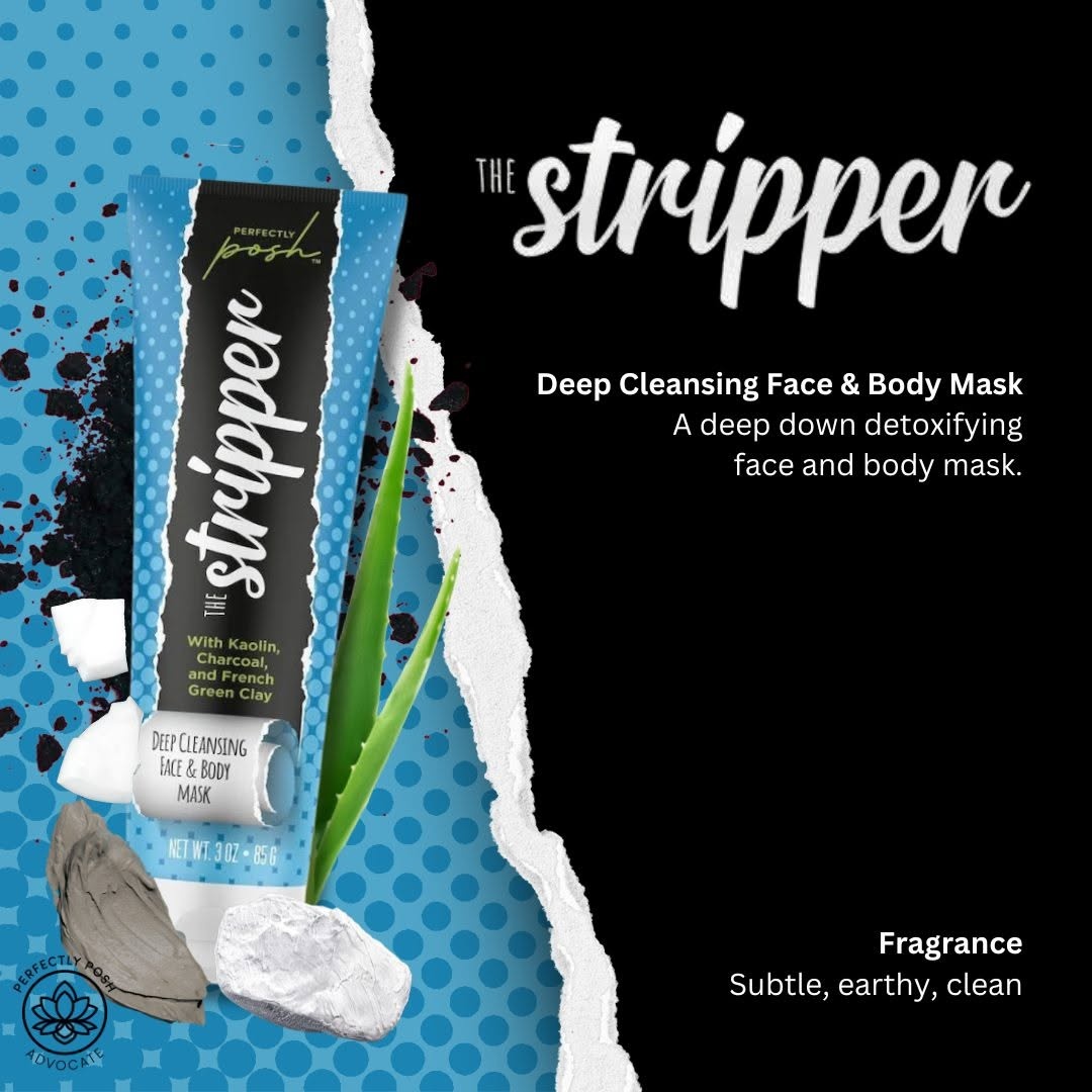Feature Friday 💙

The Stripper ~ Deep Cleansing Face & Body Mask.
Kaolin clay. Charcoal. French green clay.
Deep clean. Reset. Recover. That's the whole thing.

Was $23. Now $17. 🤍

#FeatureFriday #TheStripper #PerfectlyPosh #CampPosh #RecoveryMode