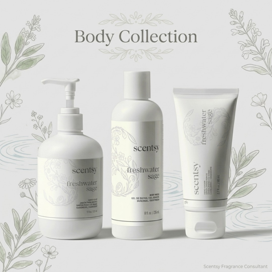 🧴 Everyday luxury, made simple ✨

The Body Collection brings your favorite fragrances to your skin too
🤍 Hand Soap for a fresh, clean lather
🛁 Body Wash with sunflower oil, aloe, and Vitamin E to cleanse and moisturize
💜 Hand Cream in a travel friendly size, perfect for your bag or nightstand

Self care doesn't have to be complicated

Which one can you never have enough of? 🧼 Hand Soap, 🛁 Body Wash, or 🤍 Hand Cream? 👇

#BodyCollection #SelfCareEssentials #PamperYourSkin #ScentsyLife #janicaspamperedlife