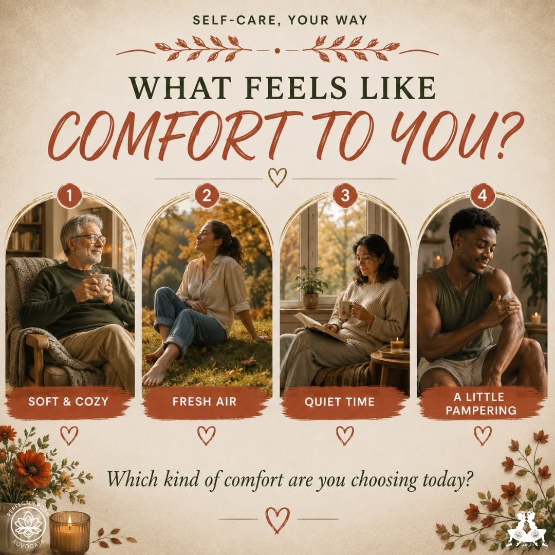 What feels like comfort to you? 🤍 

Soft & cozy, fresh air, quiet time, a little pampering... which kind of comfort are you choosing today?