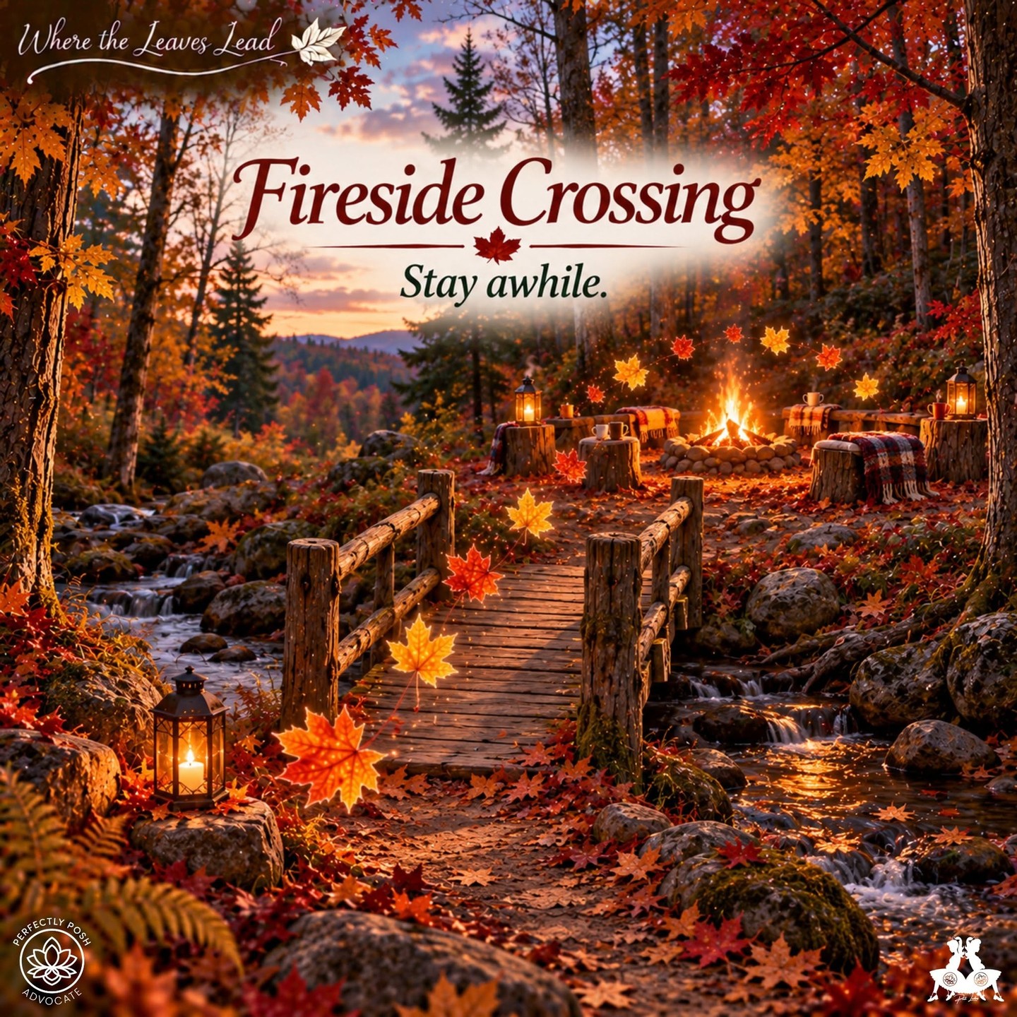 Next stop: Fireside Crossing 🔥

Something new went in my bag, and it's a little rough around the edges... kind of like me before coffee 😏

Any guesses? Reveal Tuesday 👀

#theperfectlyposh #janicaspamperedlife #wheretheleaveslead #spookyseason